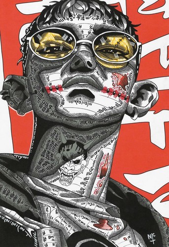 Manga goth art - manga, tatuaggi