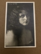 Autografo su cartolina CINEMA MUTO /TEATRO:  MIMY AYLMER FOTO VETTORI, BOLOGNA