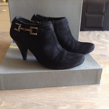 MANAS LEA FOSCATI TRONCHETTO STIVALETTO NERO TAGLIA 37