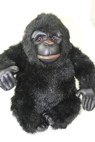 Peluche gorilla nero - gorilla,