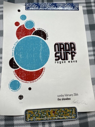 Poster nada surf rogue wave - nada,