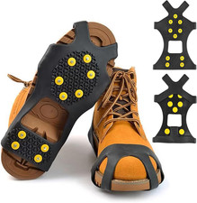 Ramponi per Scarpe Antiscivolo, Ramponi Antiscivolo Scarpe Punta Con 10 Chiodi D