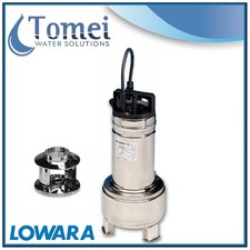 Elettropompa sommersa acque sporche DOMO10T 0,75kW Trifase 3x400 Bicanale Lowara