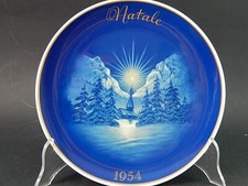 ROSENTHAL ORIGINALE PIATTO PORCELLANA COLLEZIONE DI NATALE 1954 WILLI HEIN