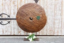 Grande ruota antica in teak
