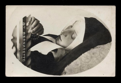 Antica cartolina bernadette - antica, s.bernadette