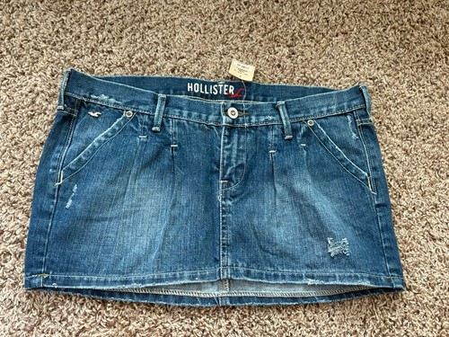 Minigonna hollister denim - minigonna, in