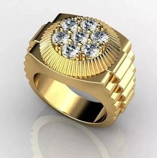 Anello uomo 5ct - 5ct, tondo