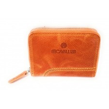 Portamonete in pelle con zip