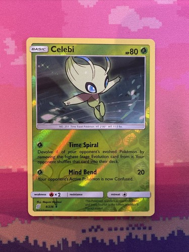 Pokemon card celebi unified - pokemon,