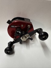 Mulinello da Pesca Vintage Abu Garcia Ambassadeur 1000 Rosso Baitcast Made in Sweden