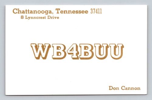 Ham radio qsl wb4buu - ham,