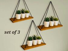 Scaffali rustici in corda di