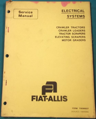 Fiat allis impianti elettrici - impianti,