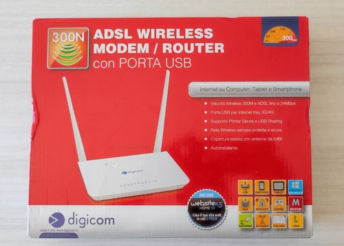 Modem router digicom 300n - modem,