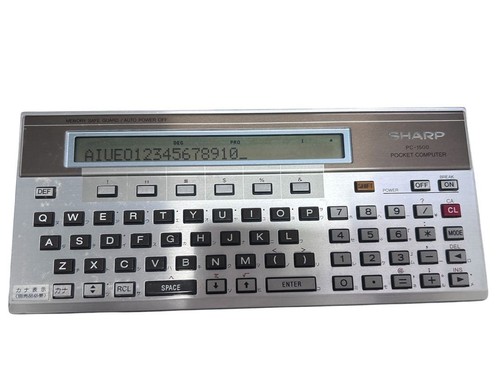 Sharp 1500 pocket computer - sharp,
