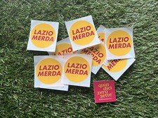100 Stickers adesivi “LAZIO MERDA”