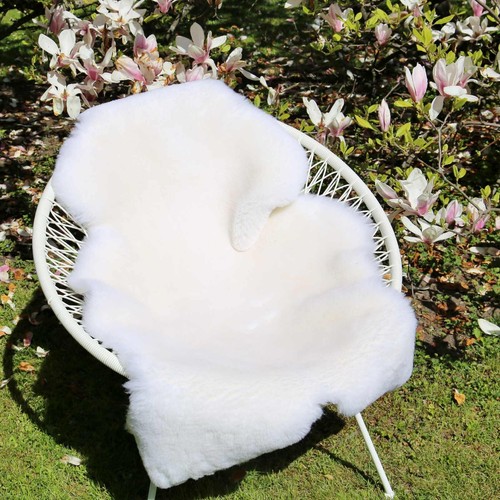 Pelle agnello bianco corti - di,