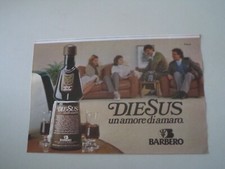 advertising Pubblicità 1982 AMARO DIESUS BARBERO