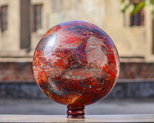 255mm sfera pietra ovale - sfera,