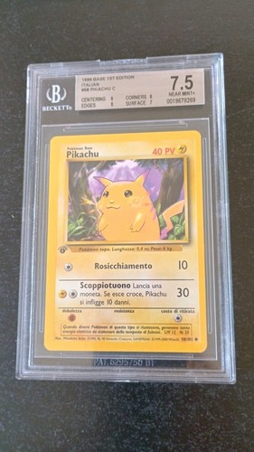 Pokemon pikachu set base - set, prima