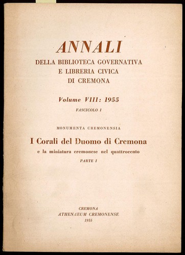 Corali del duomo cremona - duomo,