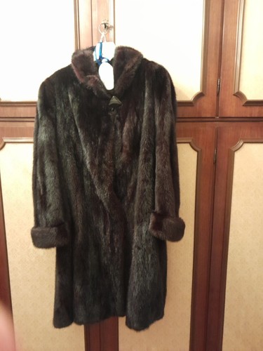 Pelliccia visone nero - pelliccia,