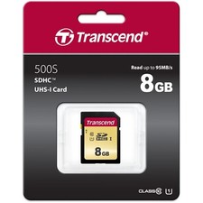 Transcend 8GB, UHS-I, SD SDHC MLC Classe 10