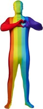 Costume morphsuit arcobaleno - costume,