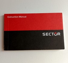 SECTOR Libretto Uso Orologio
