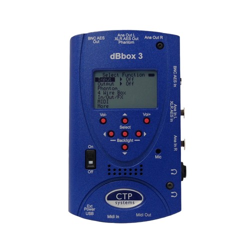 Ctp systems dbbox3 - ctp, tester