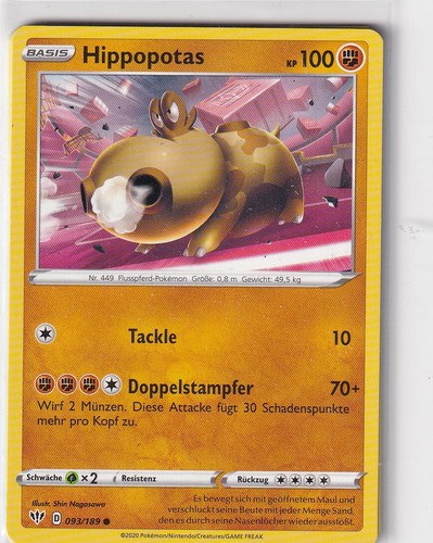 Pokemon carta swsh03 - carta,