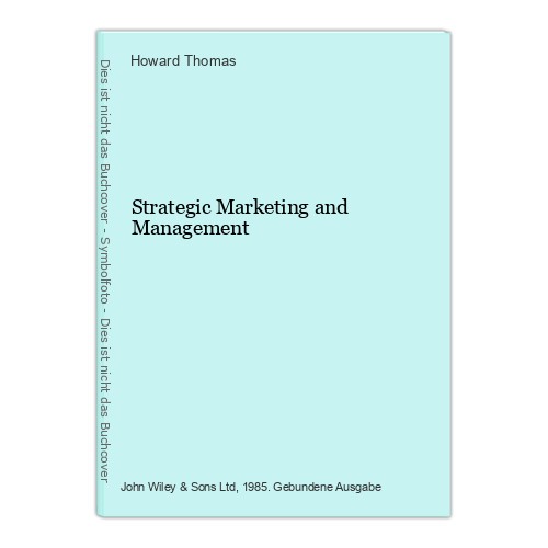 Strategic marketing and - marketing,