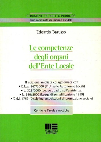 Competenze degli organi - le,