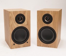 Triangle LN01A Altoparlanti Bluetooth senza fili da scaffale (rovere chiaro, coppia)