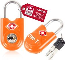 ✅ Lucchetti da viaggio con chiave approvati TITAN TSA. Valigia Borsa Bagaglio Chiavi Blocco Chiavi