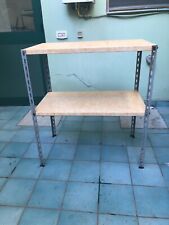 Scaffale in Ferro a due ripiani 90 x 100 x 50