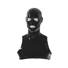 Mens Black One piece Latex