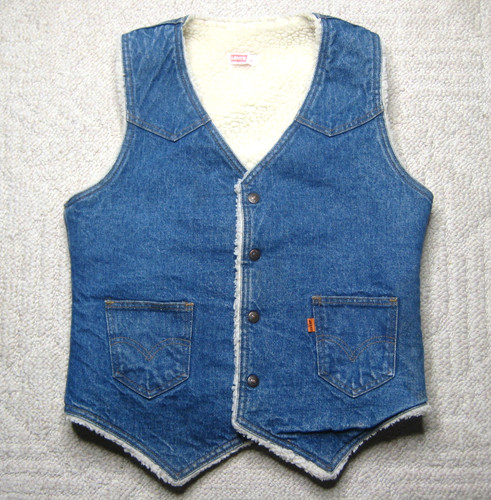 Gilet jeans vintage levis uomo - levis,