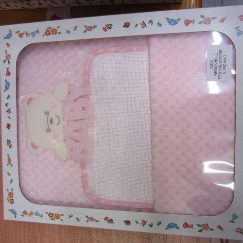 Copertina culla rosa soft - copertina,