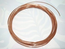 5mt filo rame nudo naturale cotto 1mm  18 gauge wire bijoux