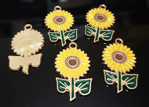 4pz ciondoli charms fiore