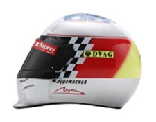 1/5 EDICOLA - HELMET - F1  CASCO HELMET MICHAEL SCHUMACHER TEAM SCUDERIA HELFE85