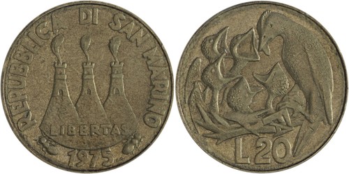 San marino lire - marino:,