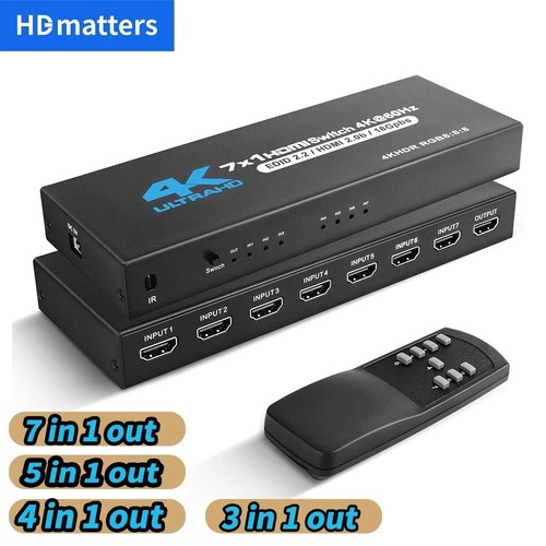 Switch hdmi 7x1 4k 60hz - switch,