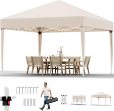 Gazebo 3X3 Pieghevole Impermeabile,Gazebo Regolabile Robusto,Gazebos Esterno Res