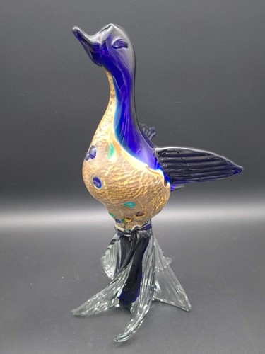 Murano uccellino blu - , con