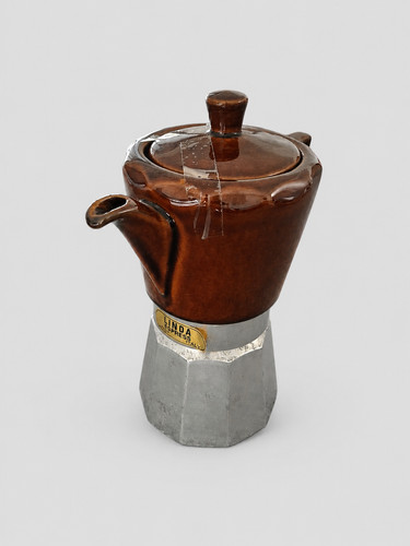Caffettiera ceramica linda - caffettiera,