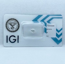 Diamante naturale 0.50 ct certificato IGI battesimo comunione cresima matrimonio