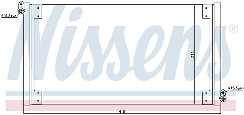 Nissens condensatore radiatore - nissens,